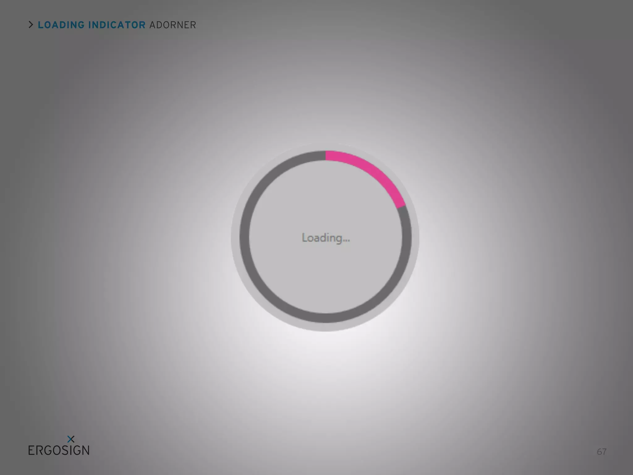 LOADING INDICATOR ADORNER

67

 