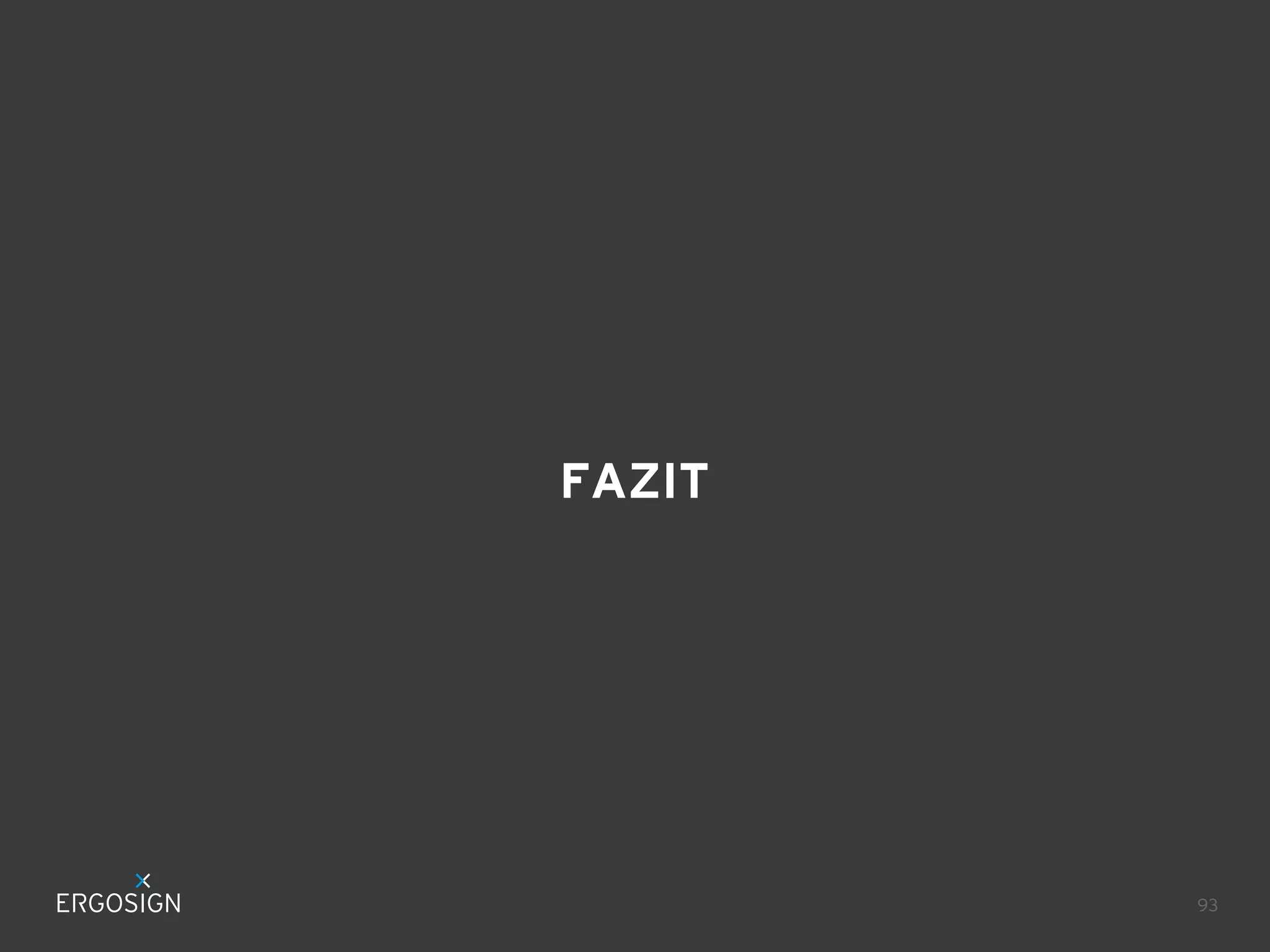 FAZIT

93

 