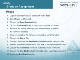 Waypoint - Grading an Assignment | PDF