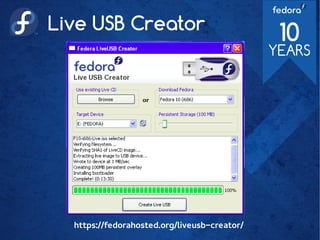 Live USB Creator
https://fedorahosted.org/liveusb-creator/
 