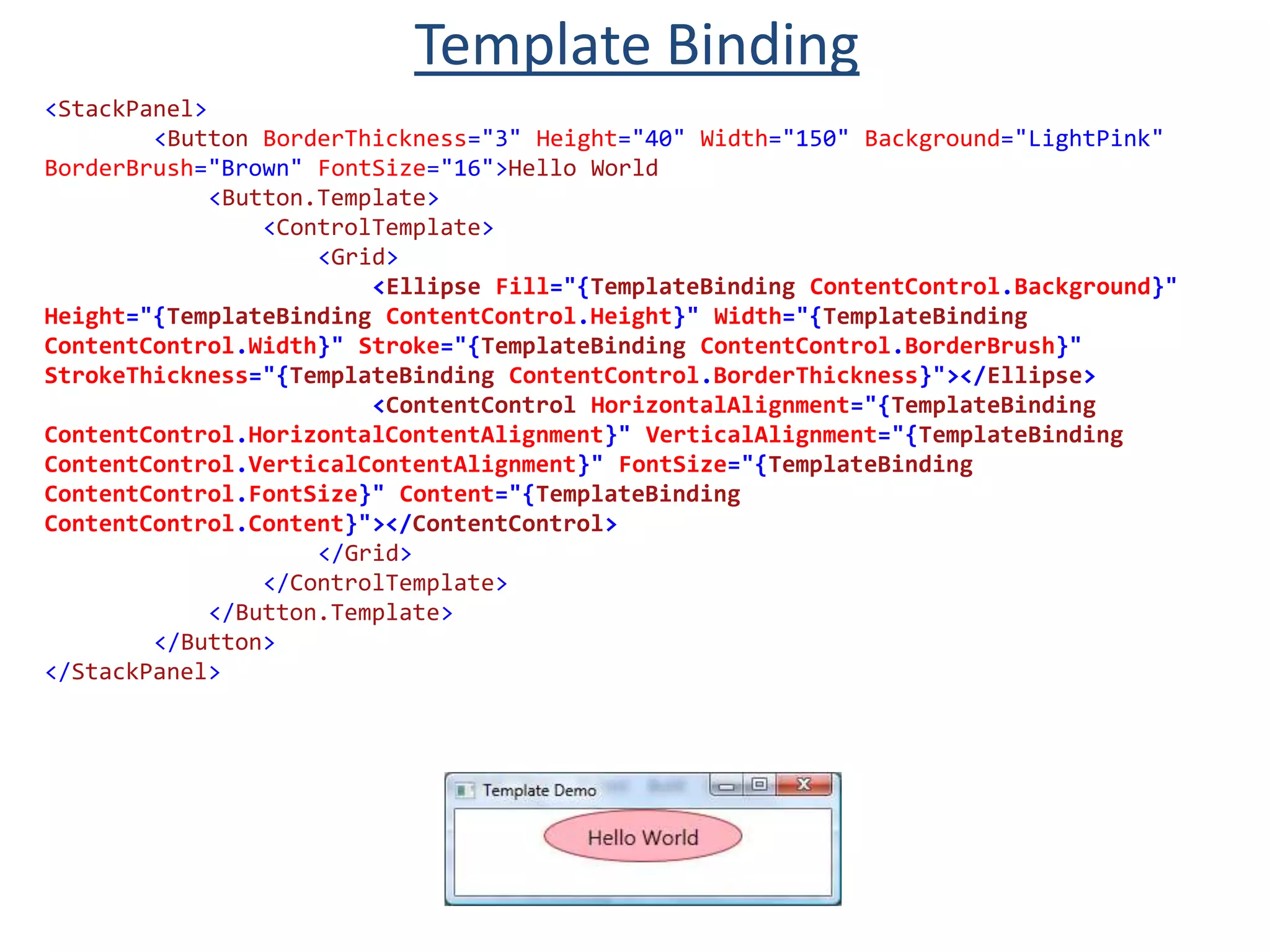 Text and Ink ControlTextBoxRichTextBoxCan Contain Rich formatted text & imagesPasswordBoxInkCanvas