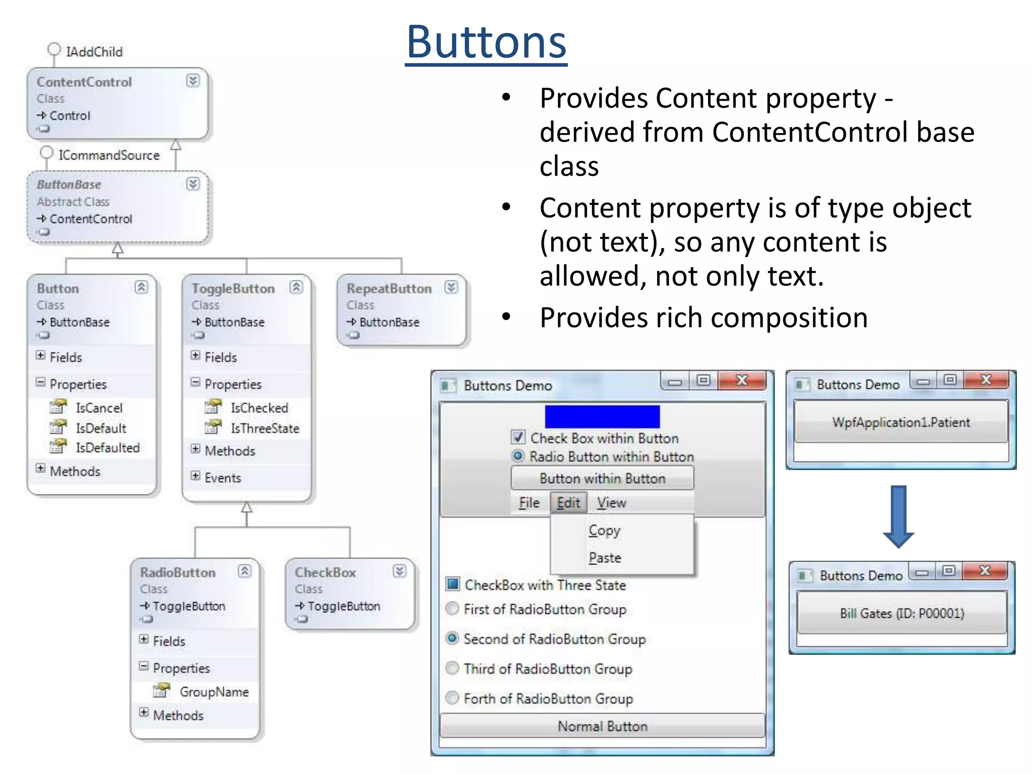 XAML OverviewSimple general-purpose, XML based declarative programming language for constructing & initializing .NET objects