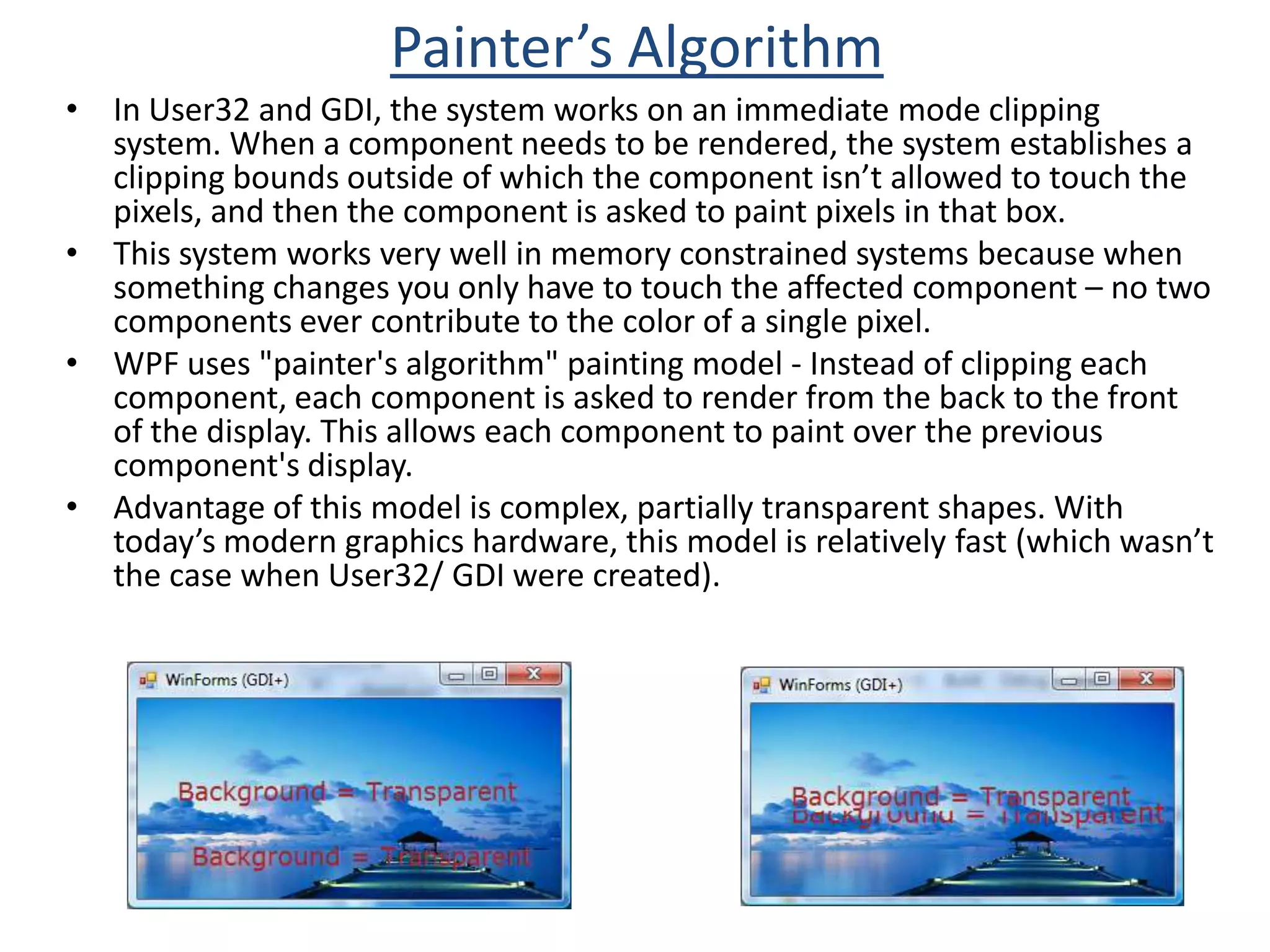 Navigation WindowProvides navigation in Windows app (like navigation from one page to another in web Apps)
