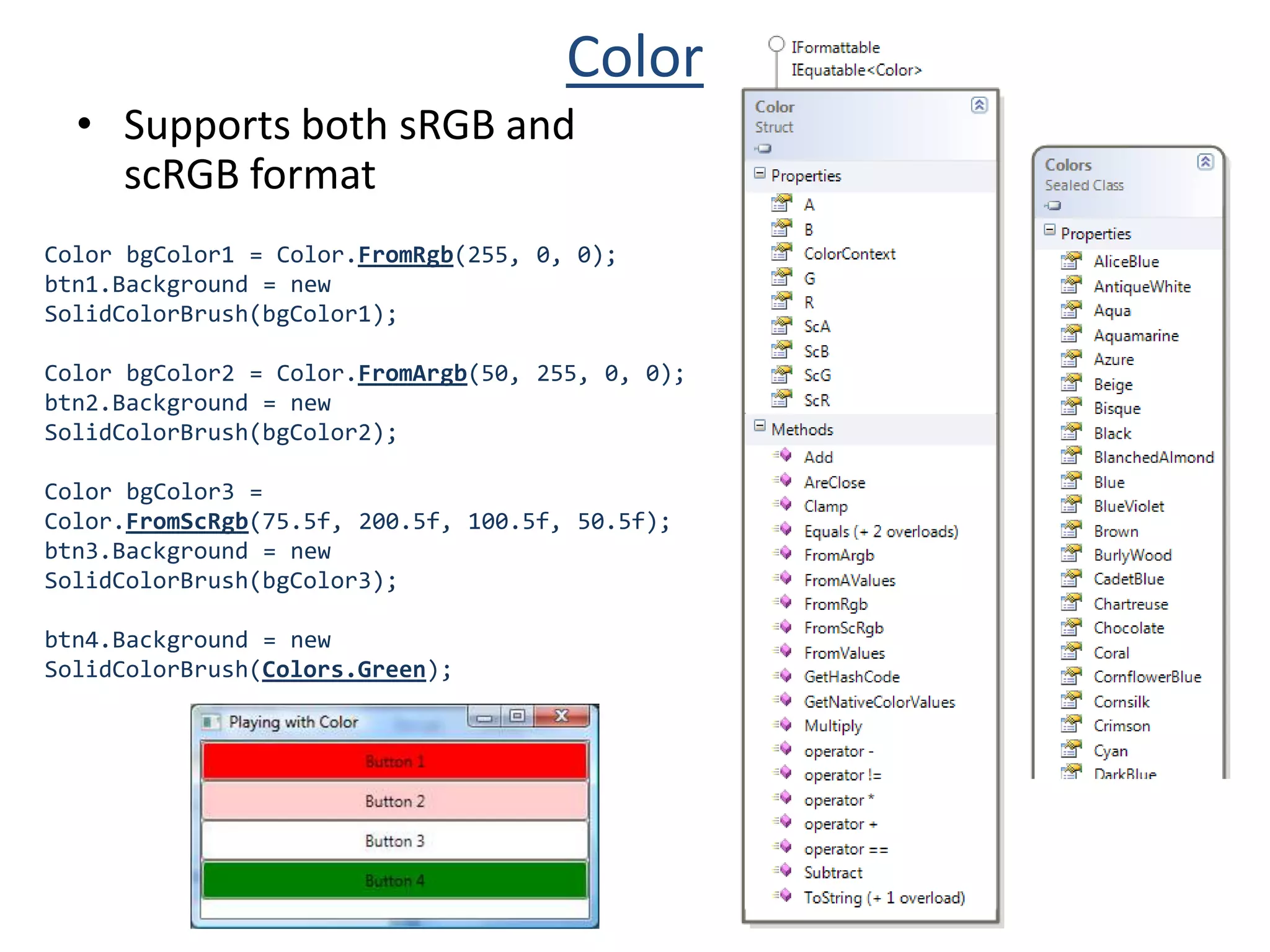 Built with three basic concepts – 