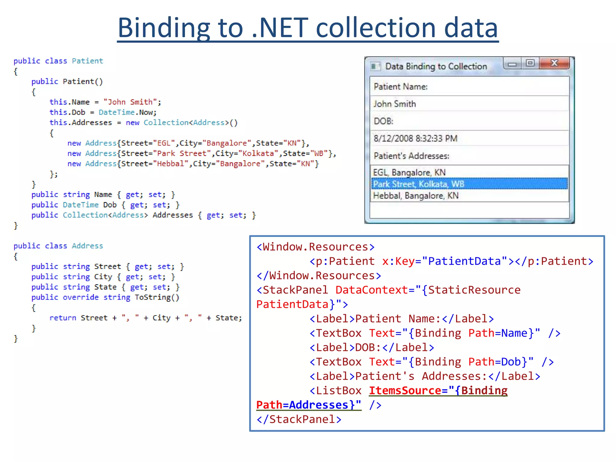 Expander – New control in WPF. Does not exist in Win32/ WinForms.