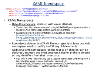Visual is really the entry point to the WPF composition system. Visual is the point of connection between these two subsystems, the managed API and the unmanaged milcore.