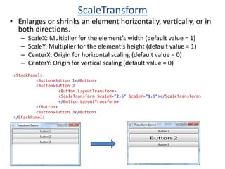 Most WPF controls ship with several default appearances