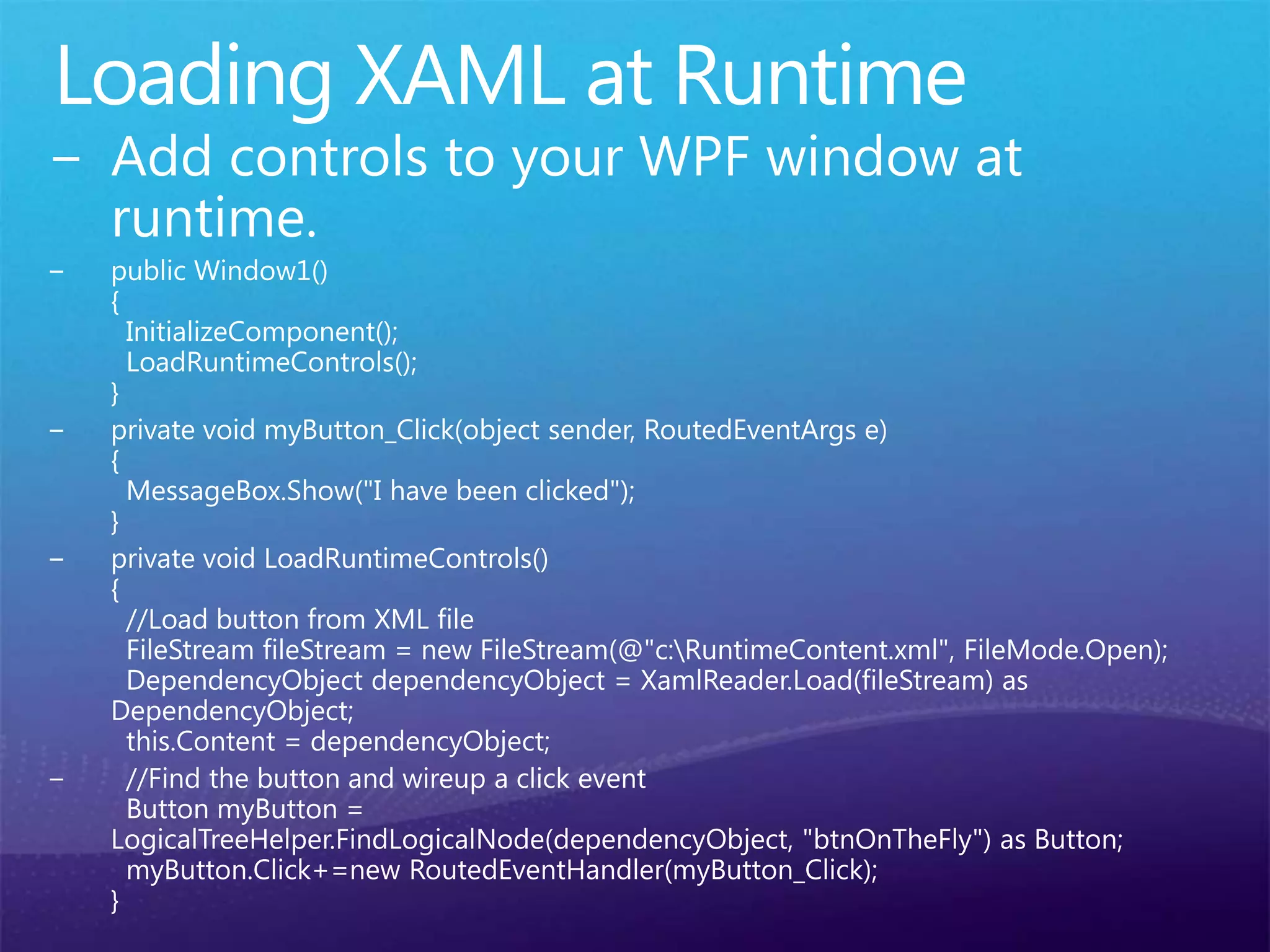 WPF For Beginners  - Learn in 3 days