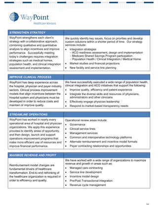 WayPoint Firm Credentials | PDF | Health Insurance | Insurance