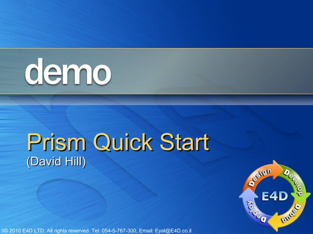 Composite Applications with WPF and PRISM | PPT | Graphics Software ...