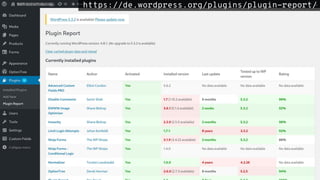 https://de.wordpress.org/plugins/plugin-report/https://de.wordpress.org/plugins/plugin-report/
 