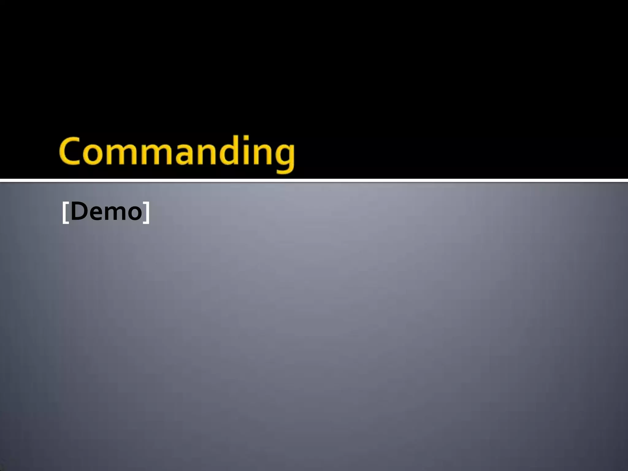 DataContextHow is it used?StaticallyOR