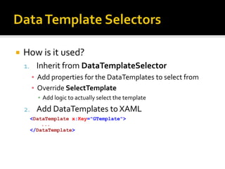 Data TriggersHow is it used?