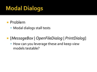 NavigationConfiguration - ViewTargetsEnumerates the views which can be navigated toThe glue that sticks everything together