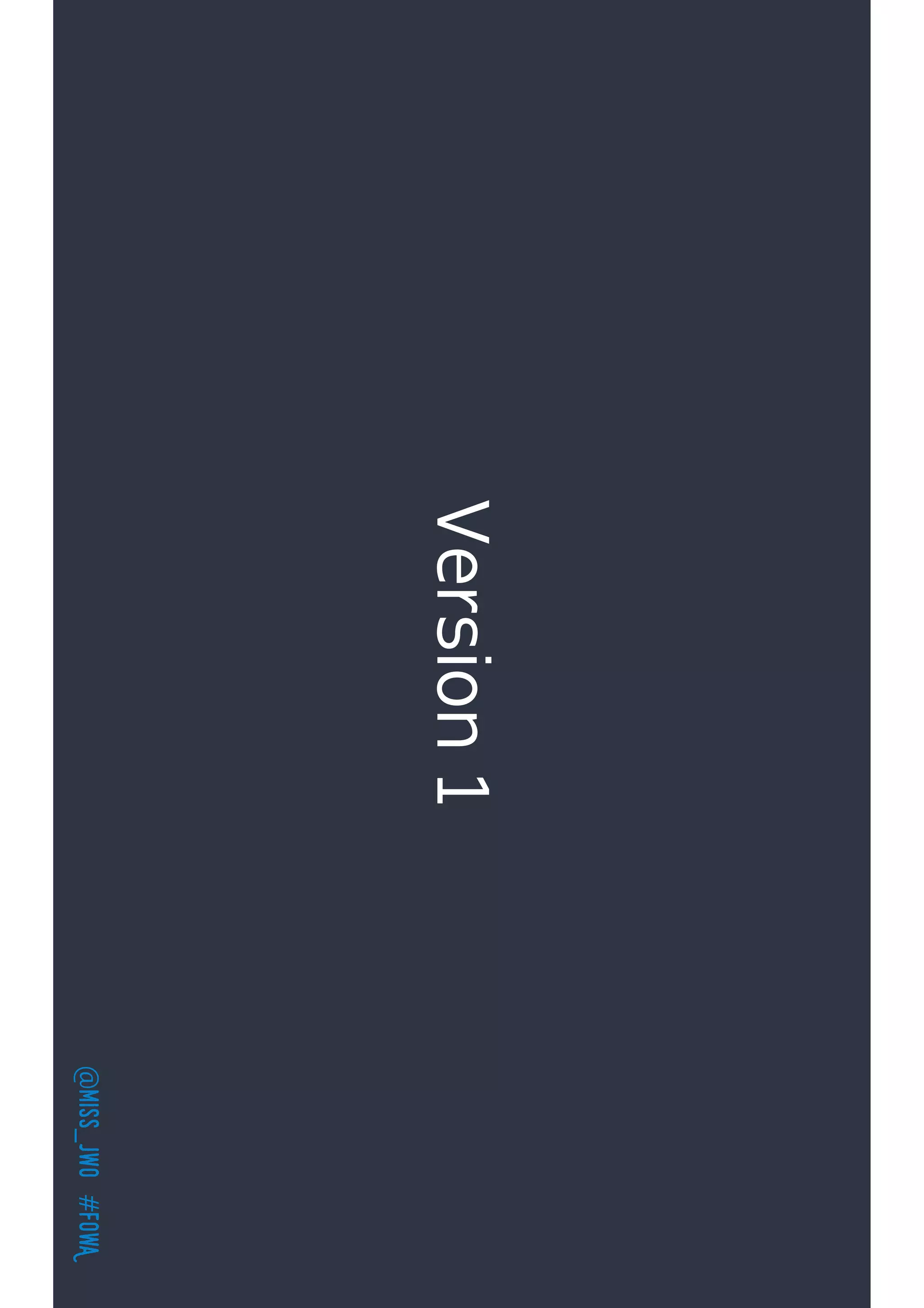 @miss_jwo#FOwA
Version1
 