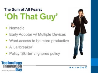 Point Of Reference To The ProblemUrban sprawl, also known as suburban sprawl, is a multifaceted concept, which includes the spreading outwards of a city and its suburbs to its outskirts to low-density and auto-dependent development on rural land, high segregation of uses (e.g. stores and residential), and various design features that encourage car dependency.[1]In the last 15 years, As high speed connectivity increases + device technology advances to do more in smaller devices =Infrastructure sprawl.