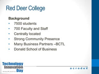 RDC IT Services35 IT PersonnelBanner ERP running on OracleSeveral Hundred MSSQL Databases in a cluster150 Servers90% Windows based