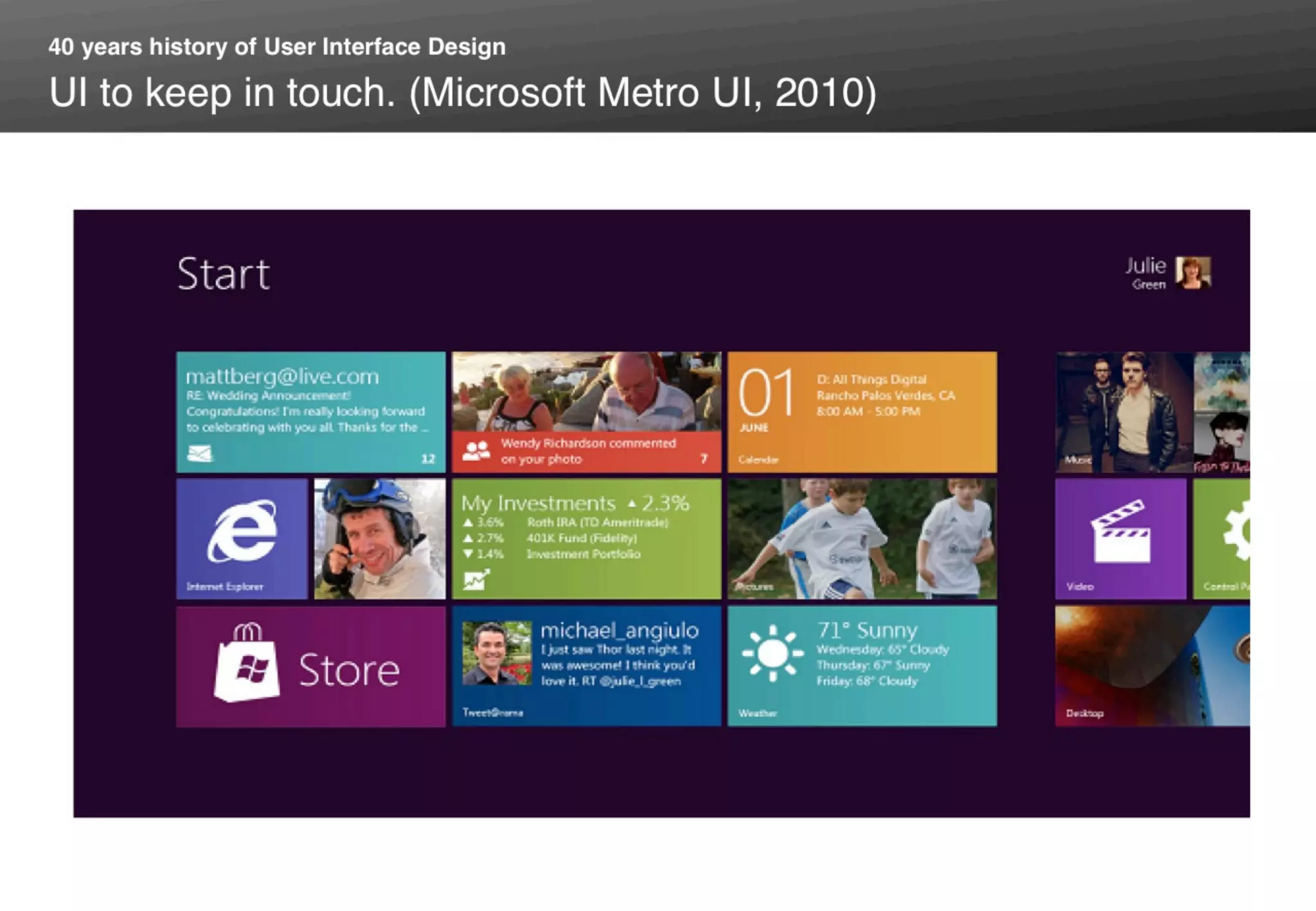 Metro UI interaction design guidelines @Microsoft Tech.Days 2011