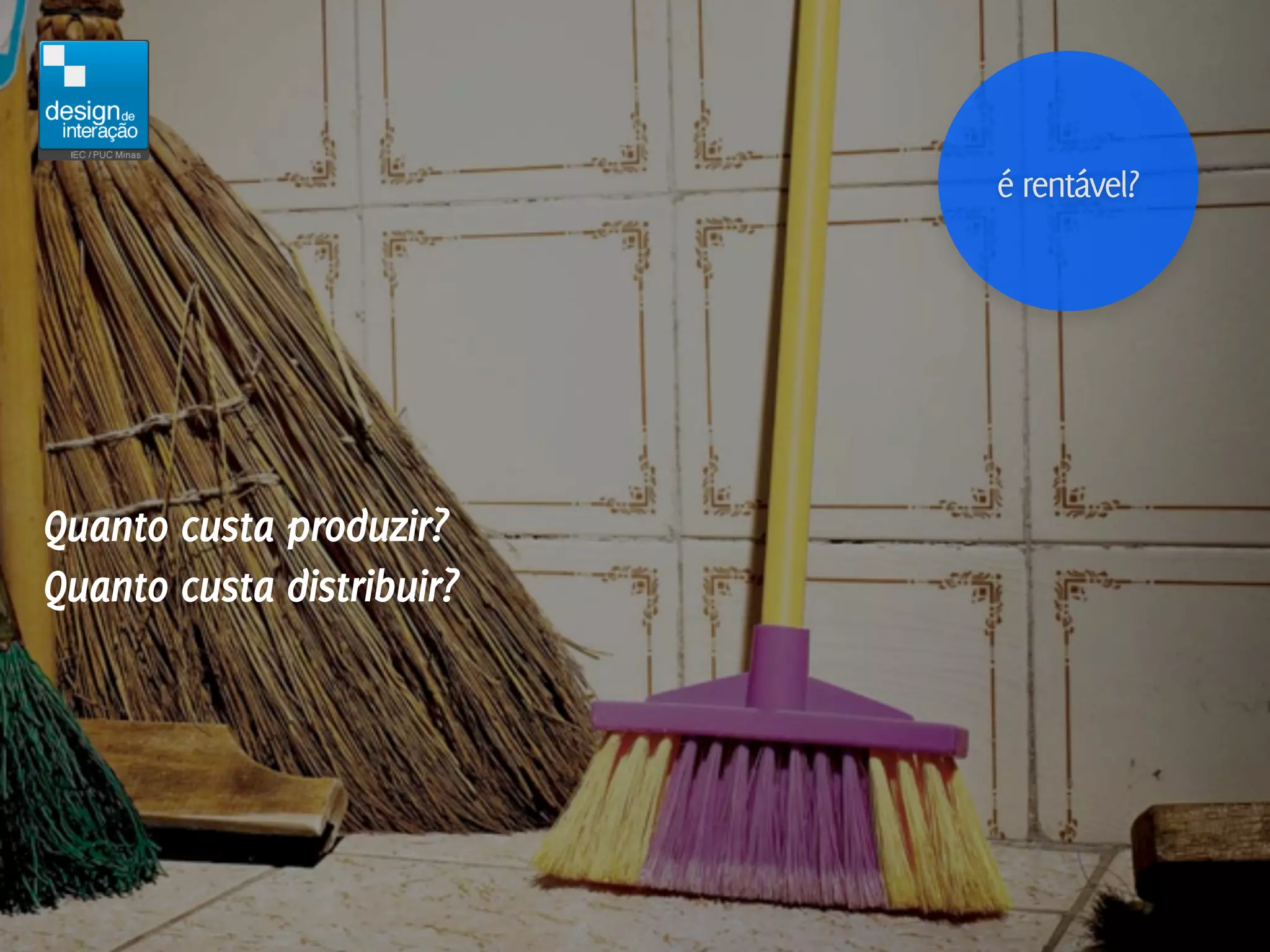 é rentável?




Quanto custa produzir?
Quanto custa distribuir?
 