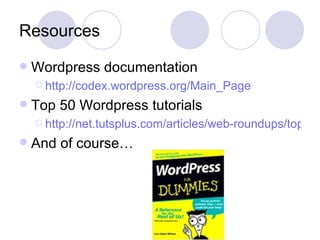 Introduction to Wordpress | PPT