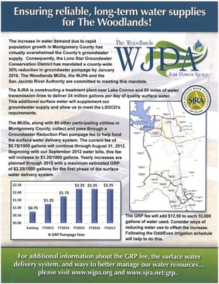 Wpja groundwater reduction plan