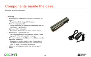 Pace IT - Common Laptop Components | PPTX