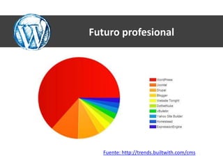 Futuro profesional




   Fuente: http://trends.builtwith.com/cms
 