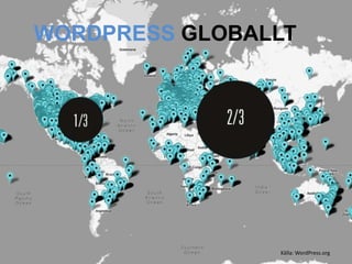 WORDPRESS GLOBALLT




                Källa: WordPress.org
 
