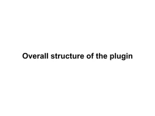 Overall structure of the plugin
 