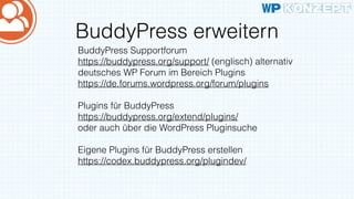Wp meetup franken-buddy-press-einführung