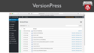 VersionPress
 