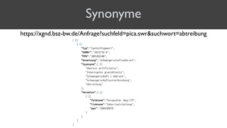 Synonyme
https://xgnd.bsz-bw.de/Anfrage?suchfeld=pica.swr&suchwort=abtreibung
 