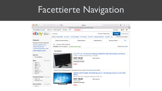 Facettierte Navigation
 