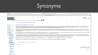 Synonyme
 