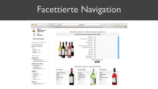 Facettierte Navigation
 