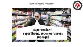 Sehr sehr geile Webseite
supercontent,
supertheme, superwordpress
supergeil
 