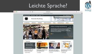 Leichte Sprache?
 