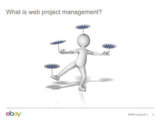 Web Project Management Lecture #1