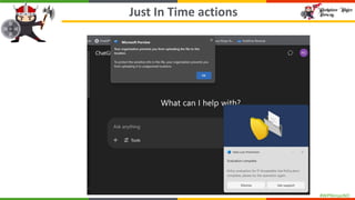 #WPNinjasNO
Just In Time actions
 