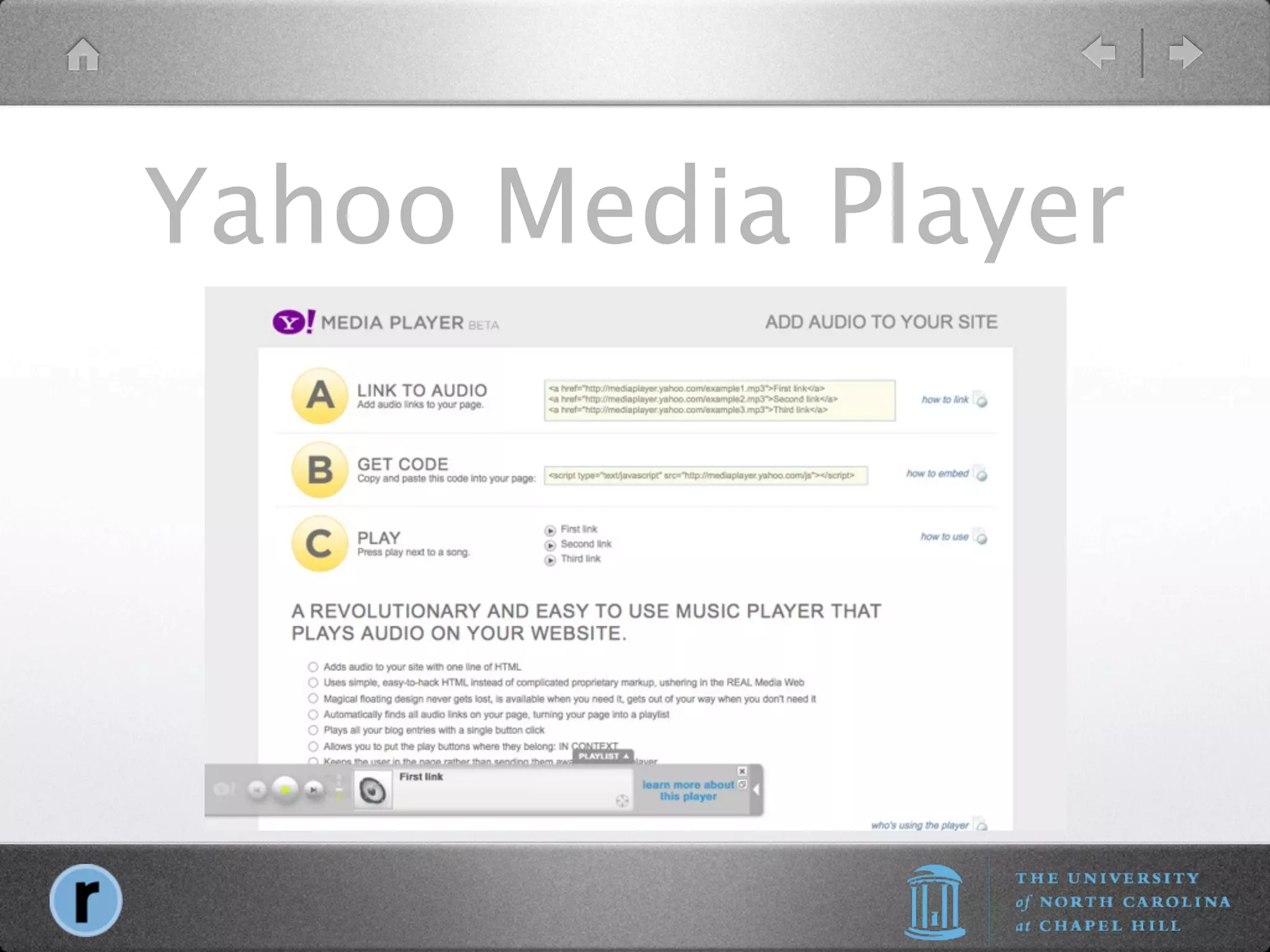 Yahoo Media Player
 