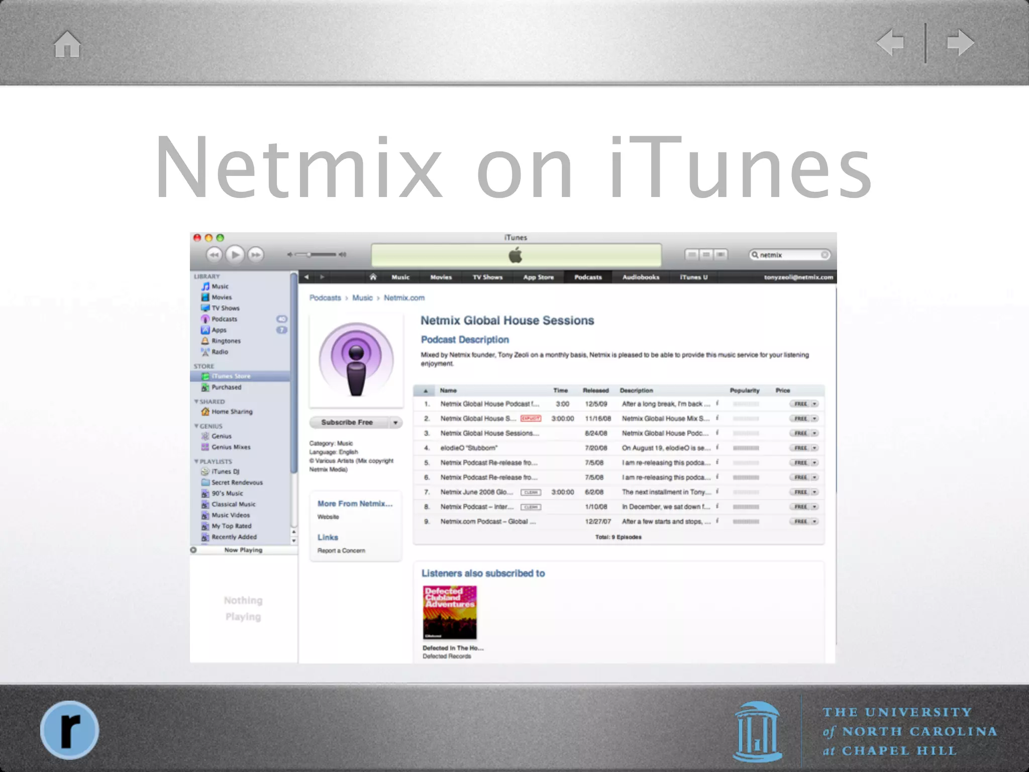 Netmix on iTunes
 