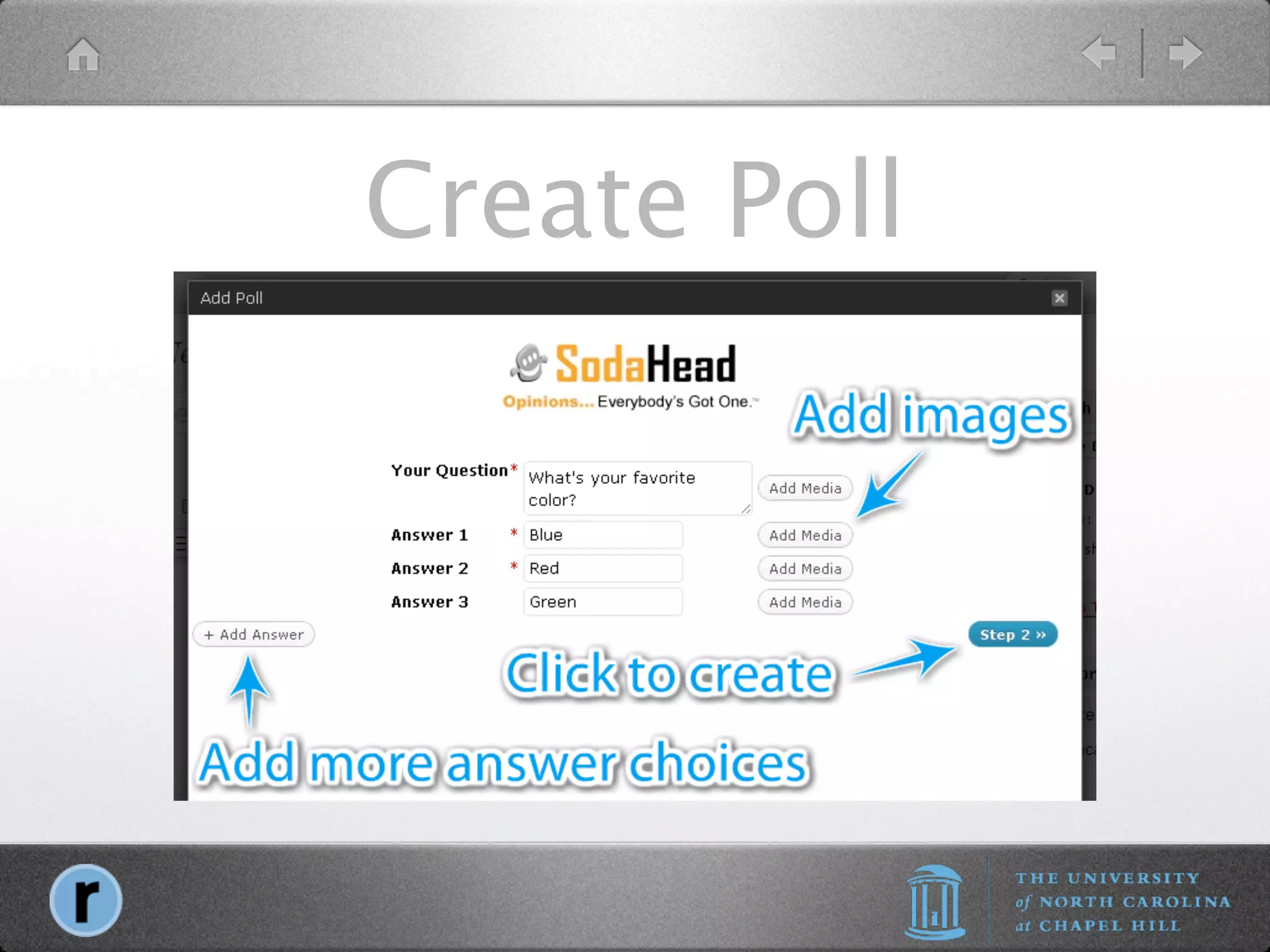 Create Poll
 