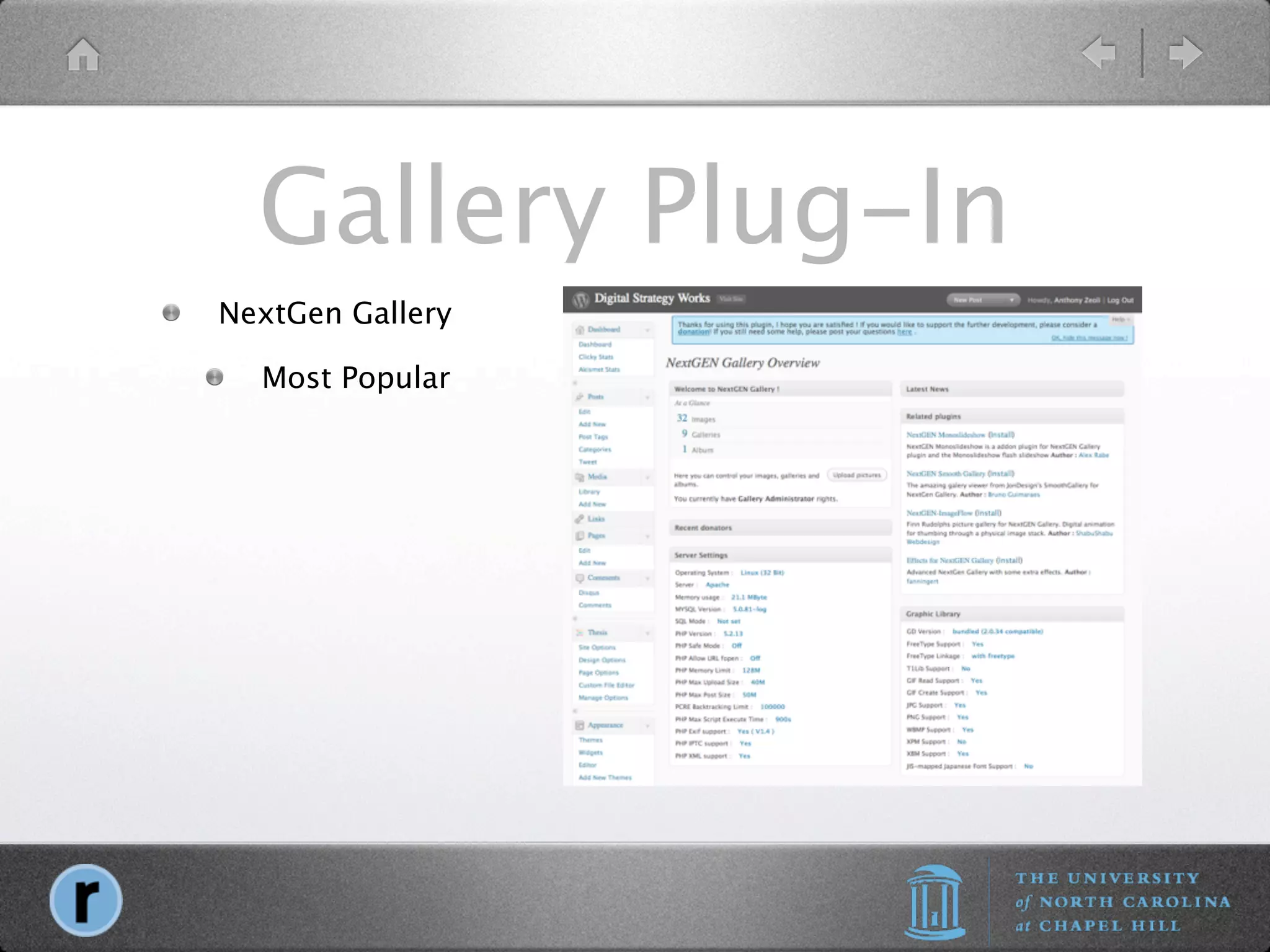 Gallery Plug-In
NextGen Gallery

  Most Popular
 