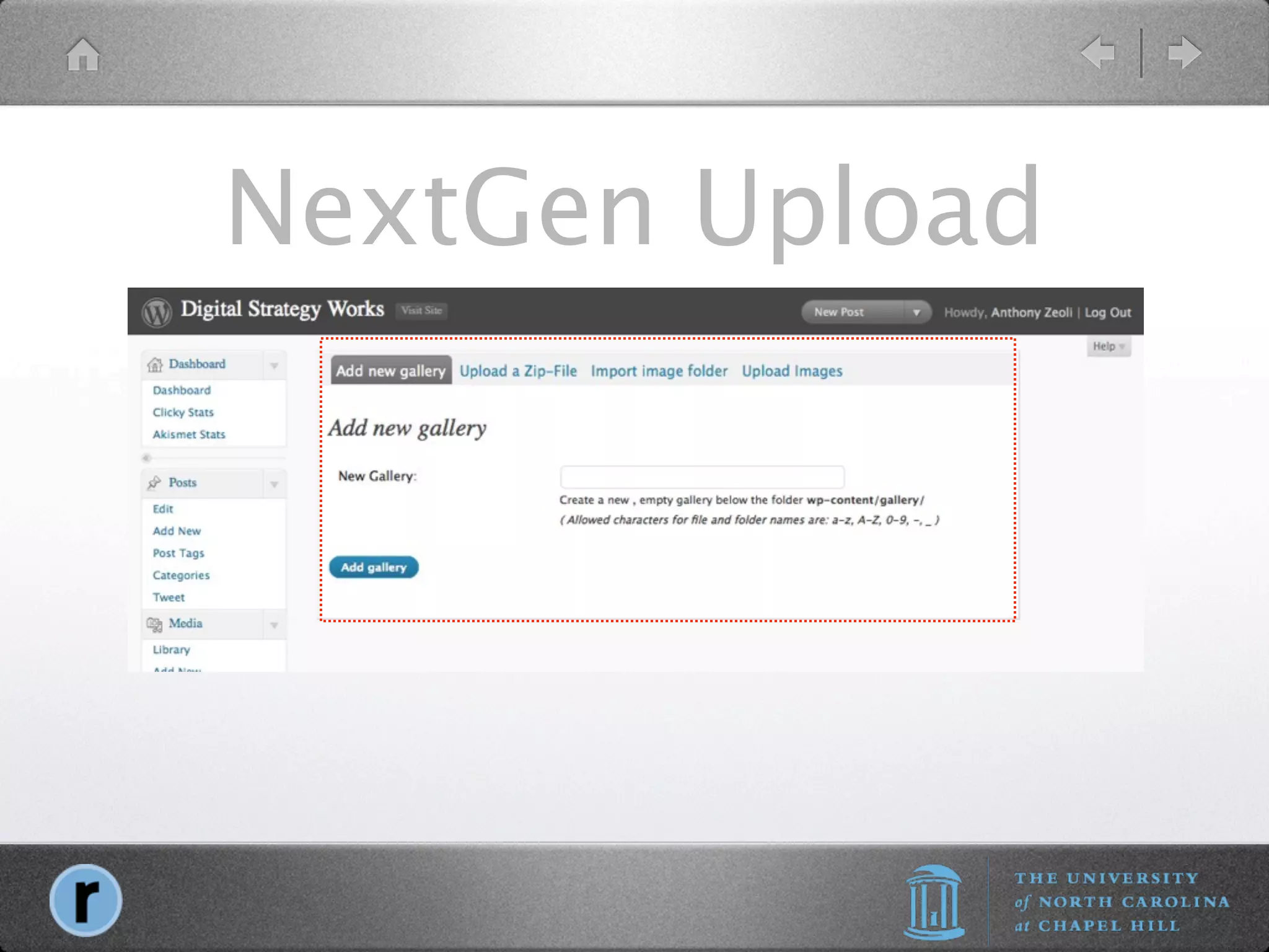 NextGen Upload
 
