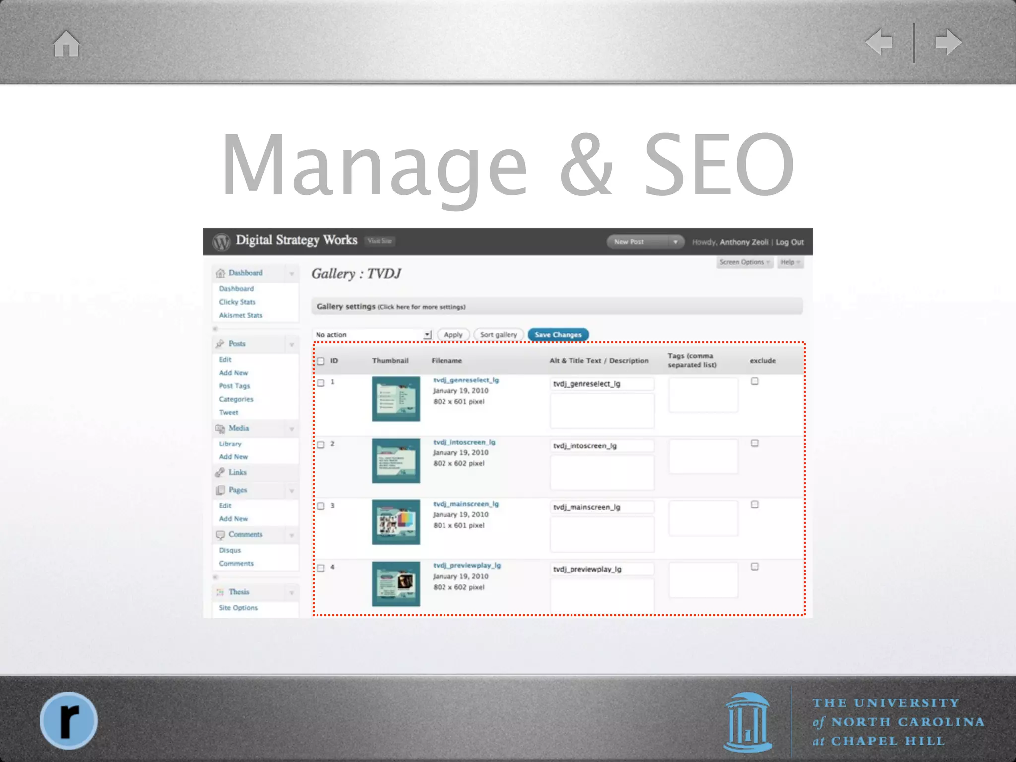 Manage & SEO
 