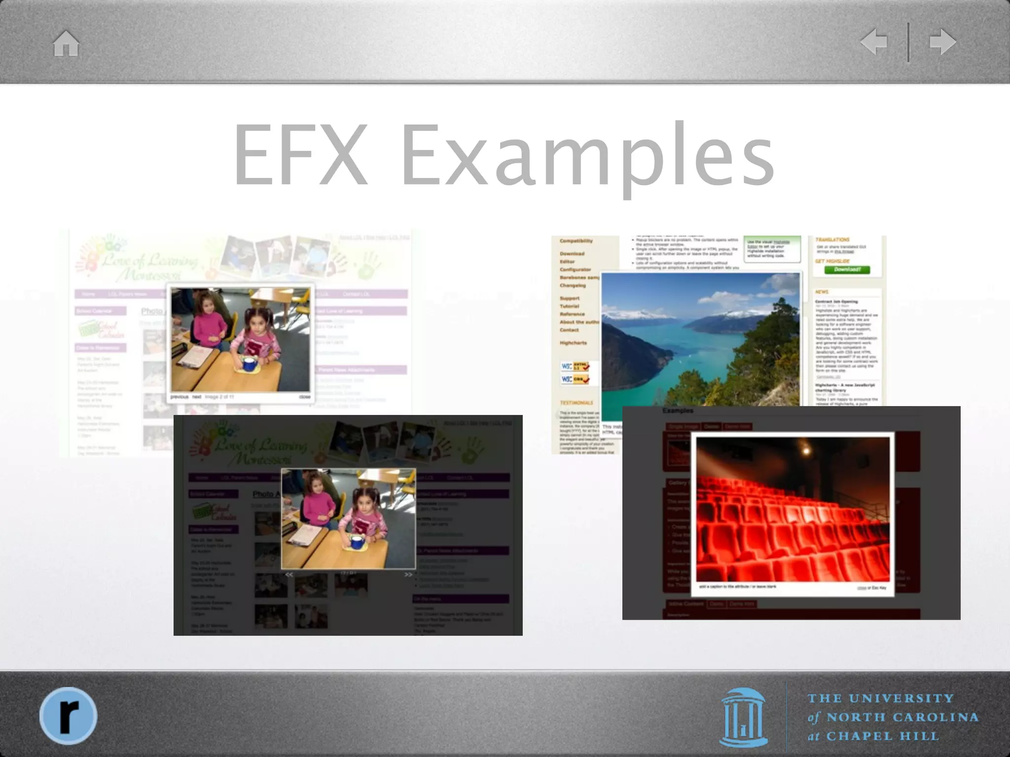 EFX Examples
 