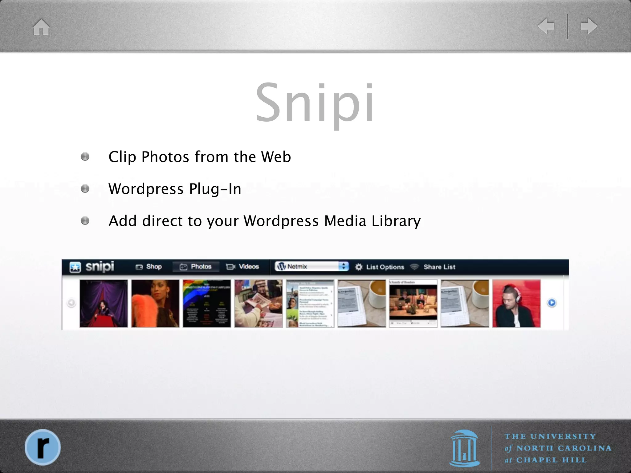 Snipi
Clip Photos from the Web

Wordpress Plug-In

Add direct to your Wordpress Media Library
 