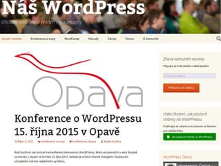 15. října 2015 WordPress konference Opava 21
 