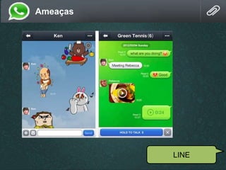Ameaças
LINE
 