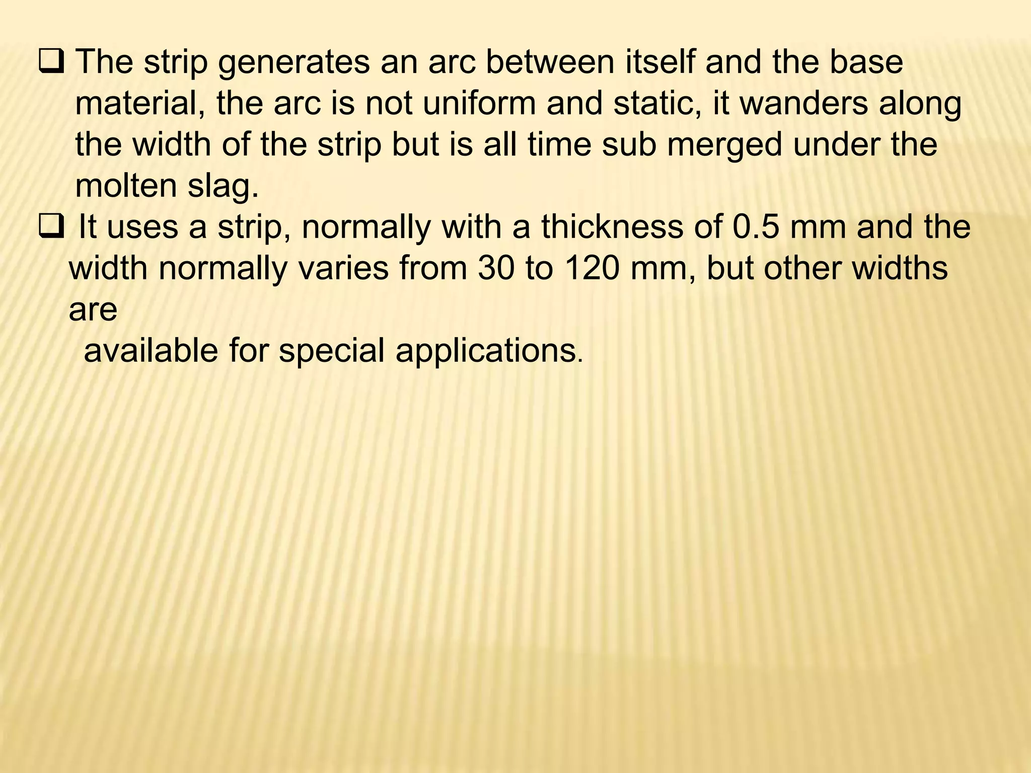 comparision between electroslag strip cladding and sumerged arc strip ...